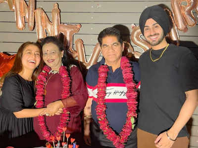 Indian Idol 12 judge Neha Kakkar celebrates her parents’ wedding anniversary at their palatial home; in pics