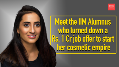 Exclusive: Meet the IIM Alumnus who turned down a Rs. 1 Cr job to start her cosmetic empire