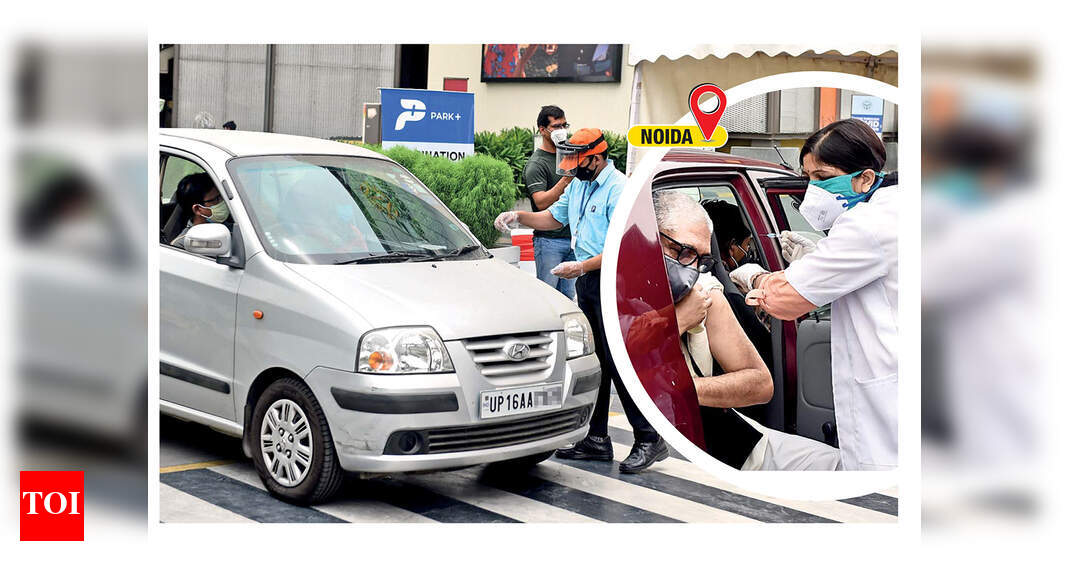 #VaxOnWheels: Drive-through vaccination kicks off in NCR | Noida News - Vimarsana News