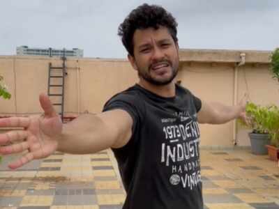 Soha Ali Khan goes to terrace to see the after-effects of Cyclone Tauktae; Kunal Kemmu surprises her with an impromptu performance