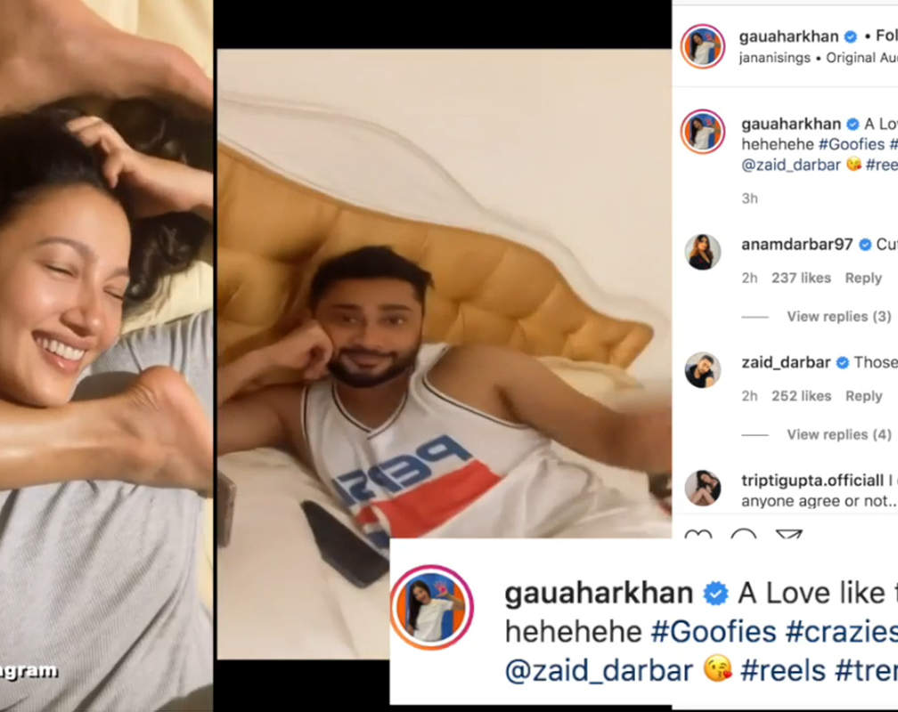 
Gauahar Khan shares a goofy video with hubby Zaid Darbar
