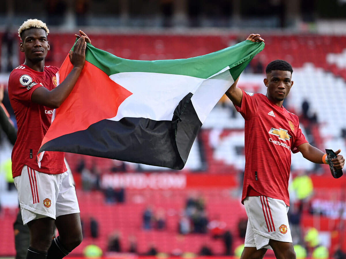 Ole Gunnar Solskjaer Defends Paul Pogba And Amad Diallo Over Displaying Palestinian Flag Football News Times Of India