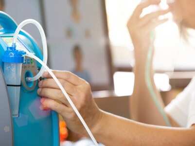 How long does a COVID patient need oxygen use?