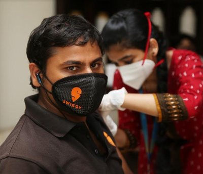 Swiggy begins vaccination drive for its delivery partners, frontline staff