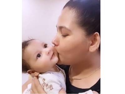 Seema Singh shares an adorable video with her baby Shivay