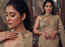 Regina Cassandra's shimmery sari with harness blouse is one balmy look