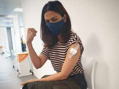 Radhika Apte receives first jab of COVID-19 vaccine