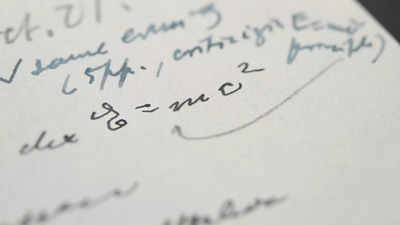 Handwritten example of famous Einstein equation gets $1.2 million