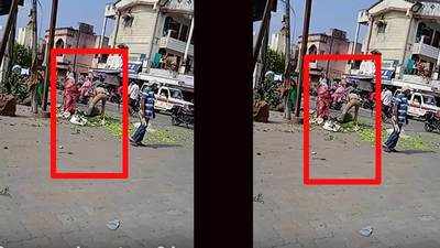 Nagpur: Cop may lose two 2 increments as vegetable throwing video goes viral
