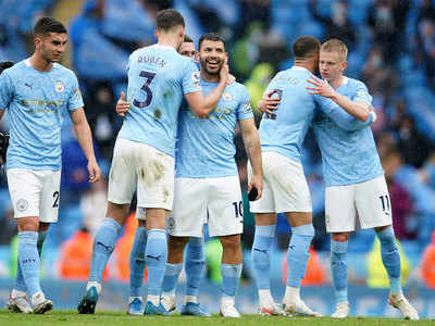 Man City 5-0 Everton: Sergio Aguero signs off his Premier League career in  style, Football News