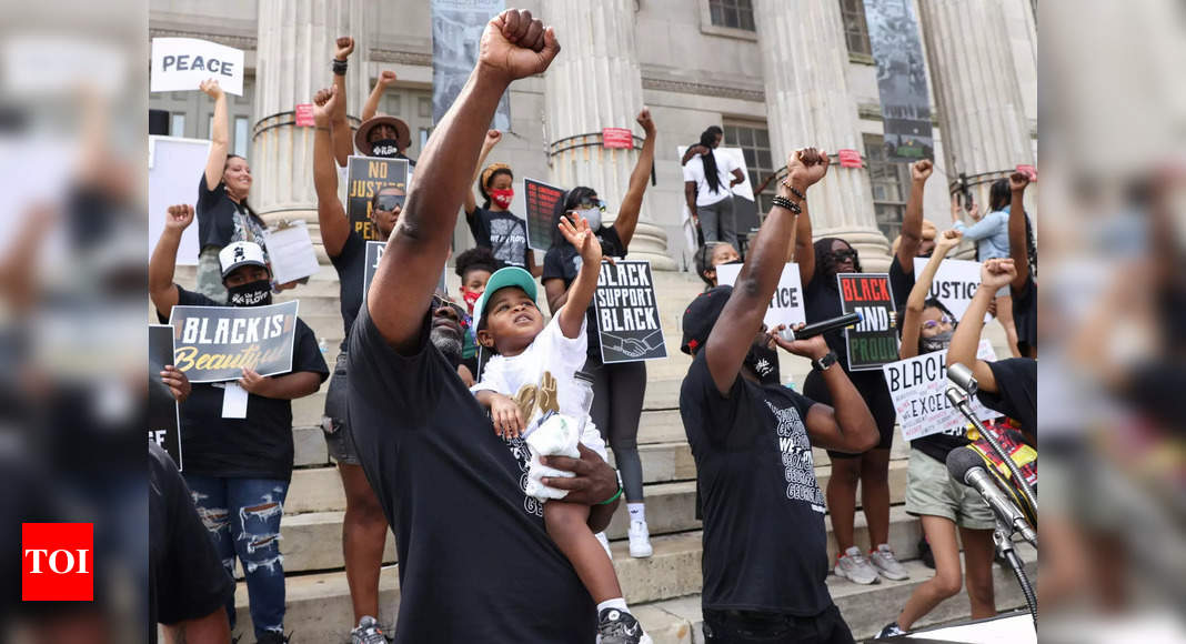 George Floyd's family holds rally, march in brother's memory