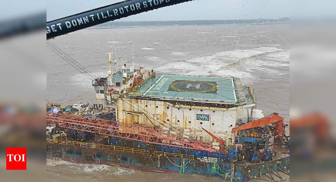 All missing on board barge P305, tugboat accounted for: Navy | India News