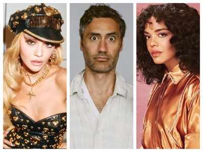 Rita Ora, Taika Waititi and Tessa Thompson's kissing pics go viral