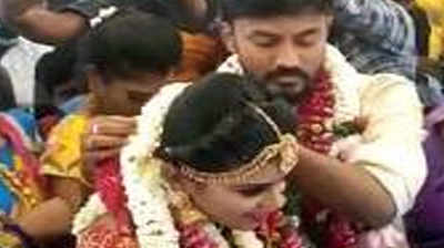 Couple tie the knot on board flight to Madurai