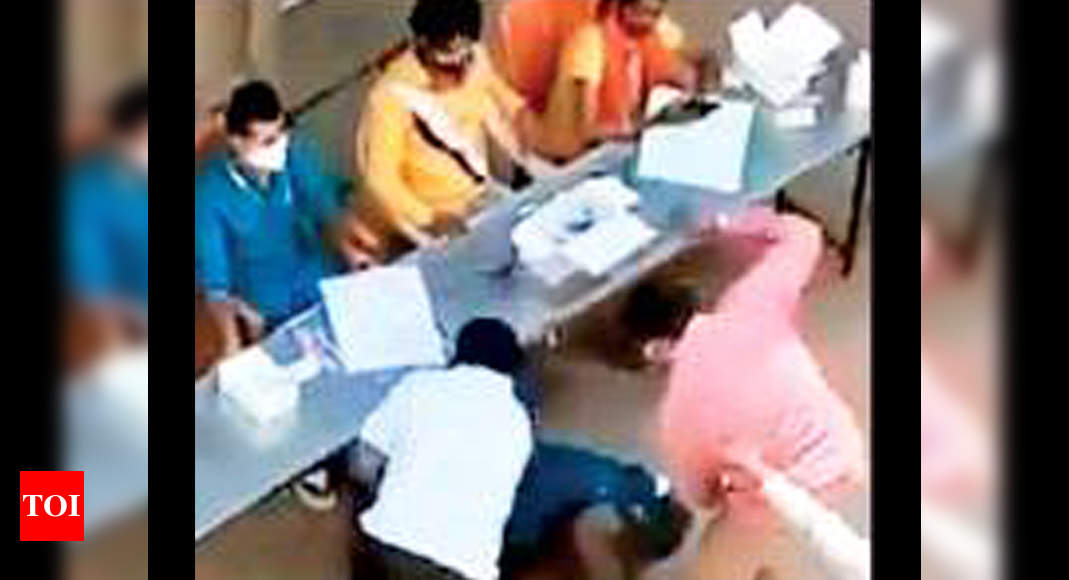 BBMP officials hit youths for not taking Covid test