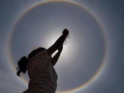 VIRAL: A rare halo around the Sun spotted in Bengaluru