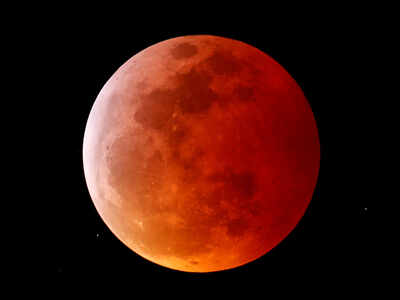 Lunar eclipse 2021 in India: Super blood moon lunar eclipse in India on ...