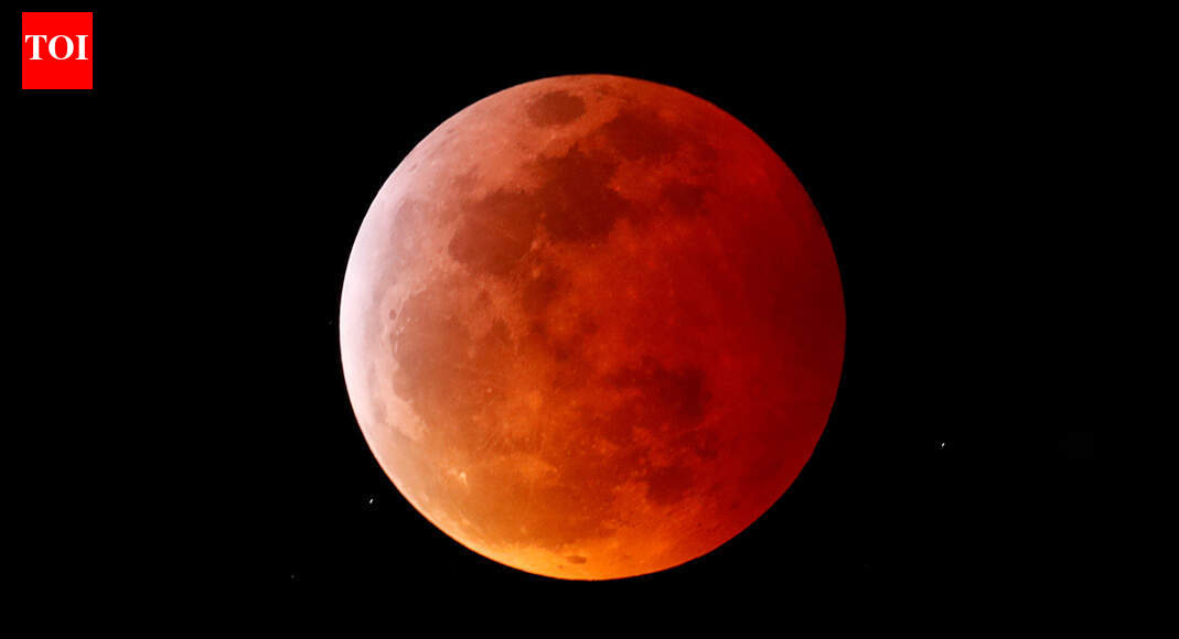 Lunar eclipse 2021 in India: Super blood moon lunar eclipse in India on ...