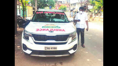 Congress leader converts car into ambulance in Tamil Nadu