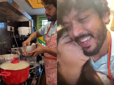 Watch: Indraneel makes special lunch for wife Meghna Raami on their wedding anniversary; the latter is impressed