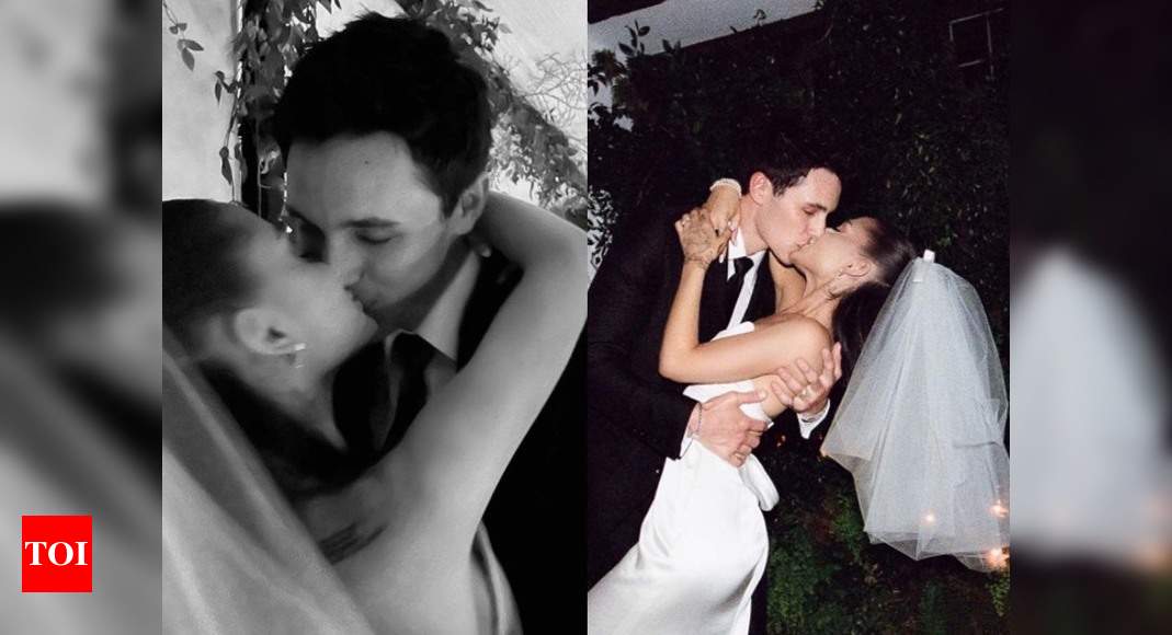 Ariana Grande shares pictures from her wedding with Dalton ...