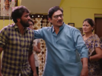 Exciting still from the Telugu movie 'Vishakapattana Kendram'