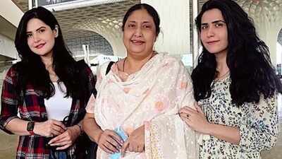 Zareen Khan's mother hospitalised again; Actress urges everyone to pray for her