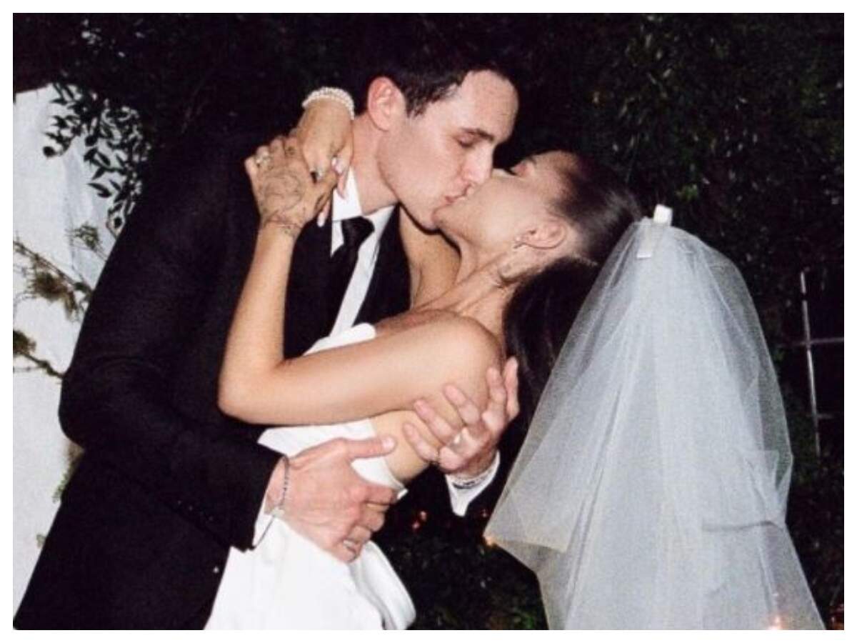 Ariana Grande And Dalton Gomez S Wedding Photos Make Instagram History Becomes Fastest Liked Post And Second Most Liked Pic Of All Time English Movie News Times Of India