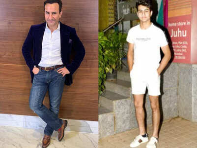 Ibrahim loves white sneakers unlike dad Saif