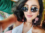 Telugu diva Tejaswi Madivada is creating new waves on social media with her vacation pictures
