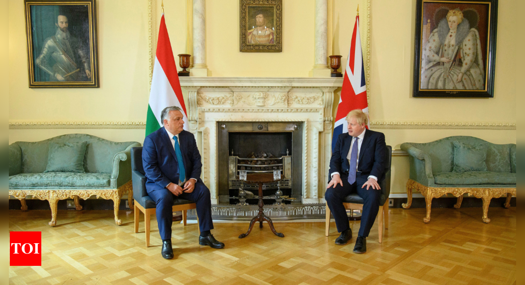 Boris Johnson criticized for meeting with Hungary's Viktor Orban