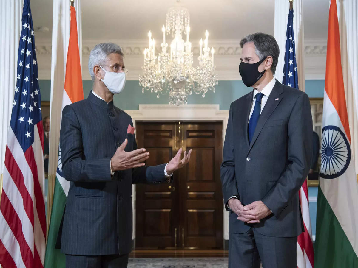 Antony Blinken says US and India united in tackling Covid-19, Jaishankar  thanks America for 'strong support' - Times of India