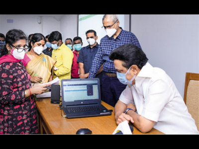 Tamil Nadu Cm M K Stalin Speaks To Beneficiaries Of Grievance Scheme Chennai News Times Of India