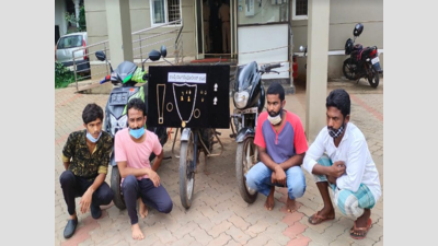 Dakshina Kannada: Four held for house thefts, gold valued at Rs 5.5 lakh recovered