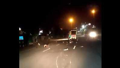 Speeding pick-up van kills biker