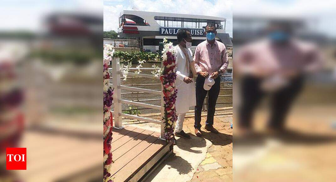 Old Goa floating jetty inaugurated Goa News Times of India