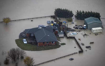 'Once-in-a-100-year' rain, floods continue in New Zealand