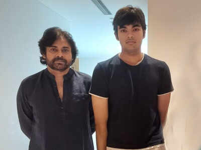 Pawan Kalyan's adorable picture with son Akira Nandan goes viral, see pic |  - Times of India