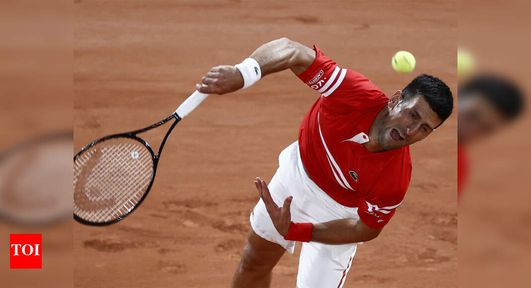 Novak Djokovic storms into French Open round two | Tennis News - Times ...