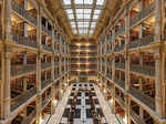 George Peabody Library in Baltimore, Maryland, United States copy