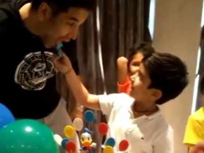 WATCH: Tusshar Kapoor shares a glimpse of son Laksshya Kapoor’s birthday party attended by parents Jeetendra-Shobha