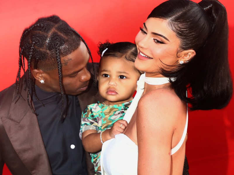 Kylie Jenner shares glimpse of her 'happy' family weekend with Travis  Scott, daughter Stormi - Times of India