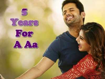 A Aa: Nithiin and Samantha Akkineni's film completes 5 years of its release