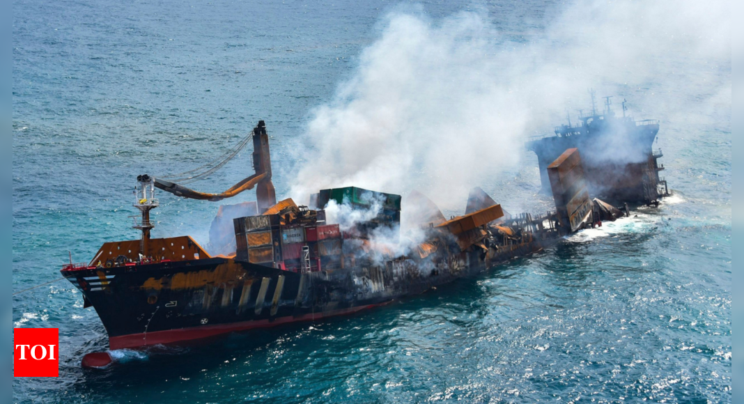 Environmental disaster feared as ship sinks off Sri Lanka