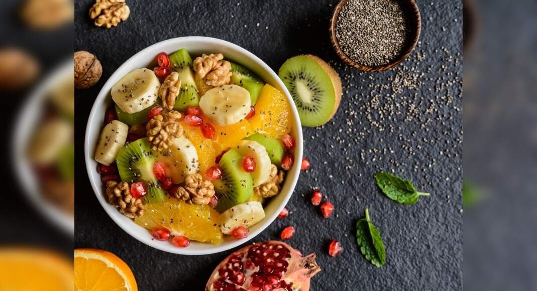 Fruit and Nut Chia Salad Recipe How to Make Fruit and Nut Chia Salad