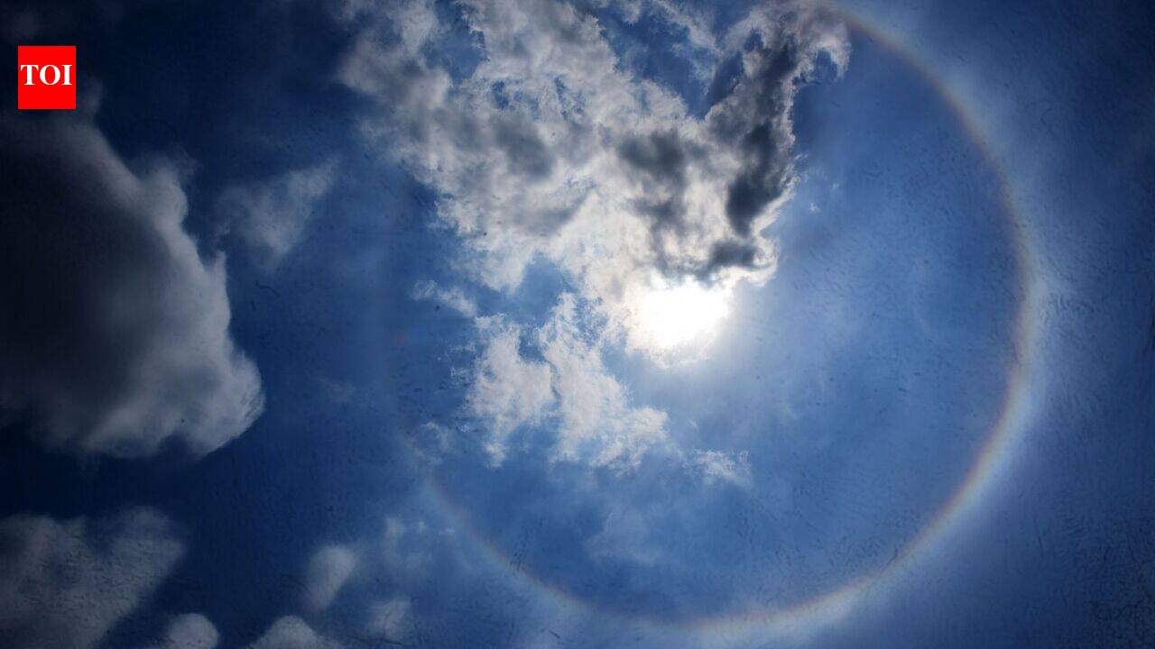 Mesmerizing photos of Sun halo in Hyderabad