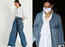 Oversized denims are a hit this season