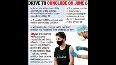 Hyderabad: Haven’t received tokens, say GHMC vaccination drive beneficiaries