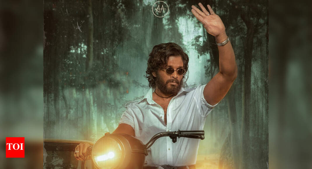 Introducing Pushpa Raj Allu Arjun's intro video from 'Pushpa' records