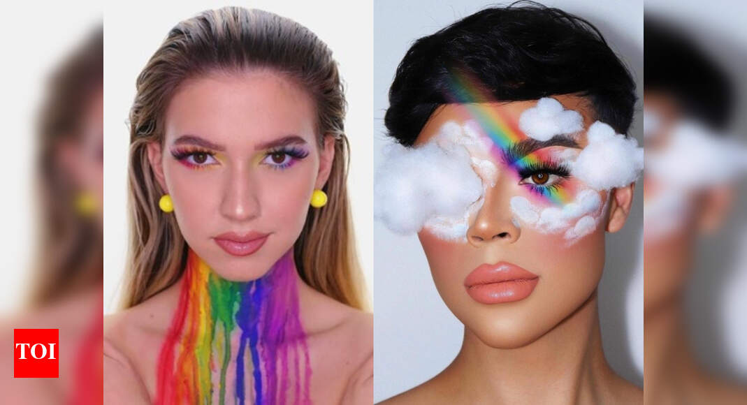 Pride inspired makeup looks